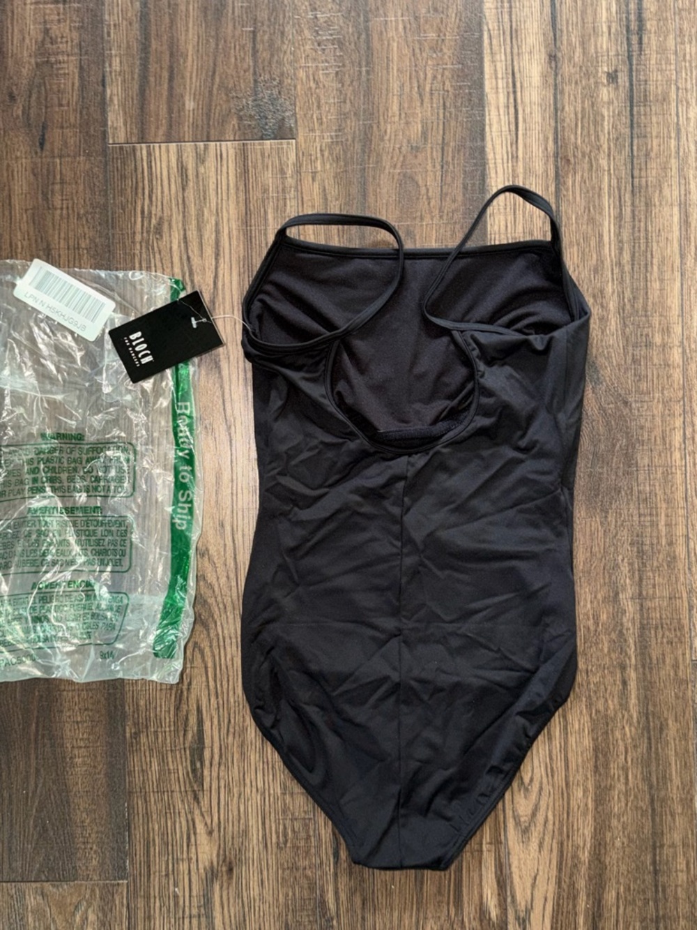 Bloch Dance Women's Nejor Microlux Camisole Leotard Black Medium new - Picture 3 of 3